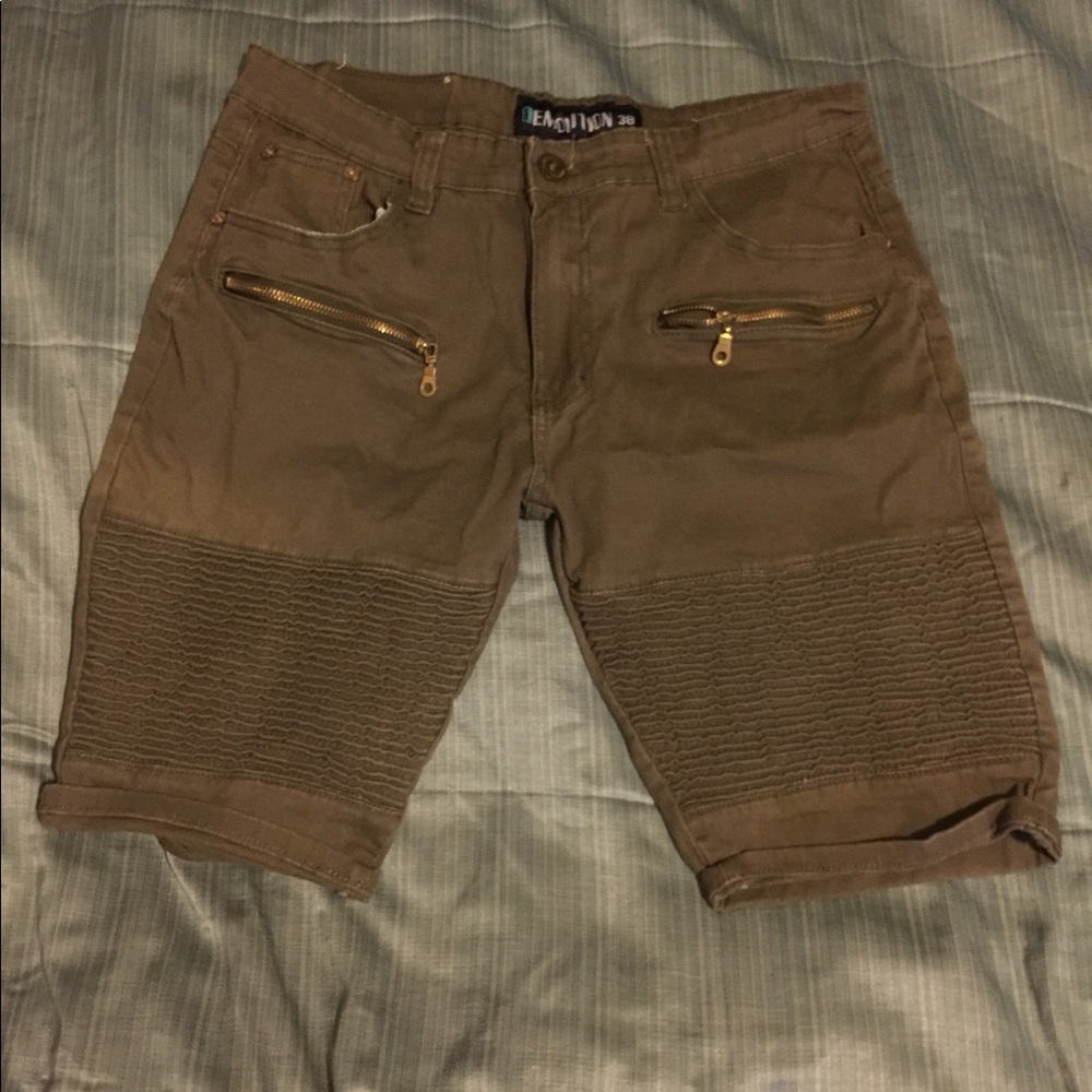 Men’s Demolition Moto shorts size 38